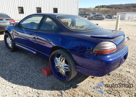 2000 Pontiac Grand Prix Gtp z USA, uszkodzony, nr VIN 1G2WR1218YF323995